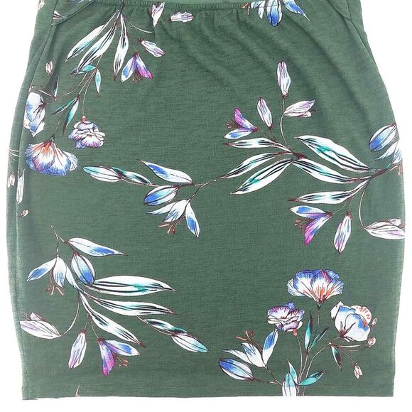 Rachel Roy Women's Lourdes Tropical Floral Twist Back Mini Dress Size Large - Picture 6 of 9